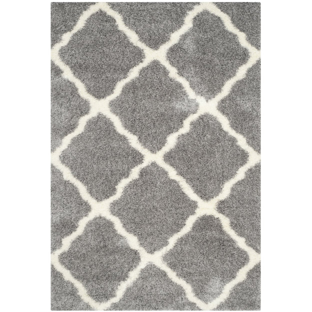 SAFAVIEH Montreal Shag Collection SGM866D Grey/Ivory Rug Image 1