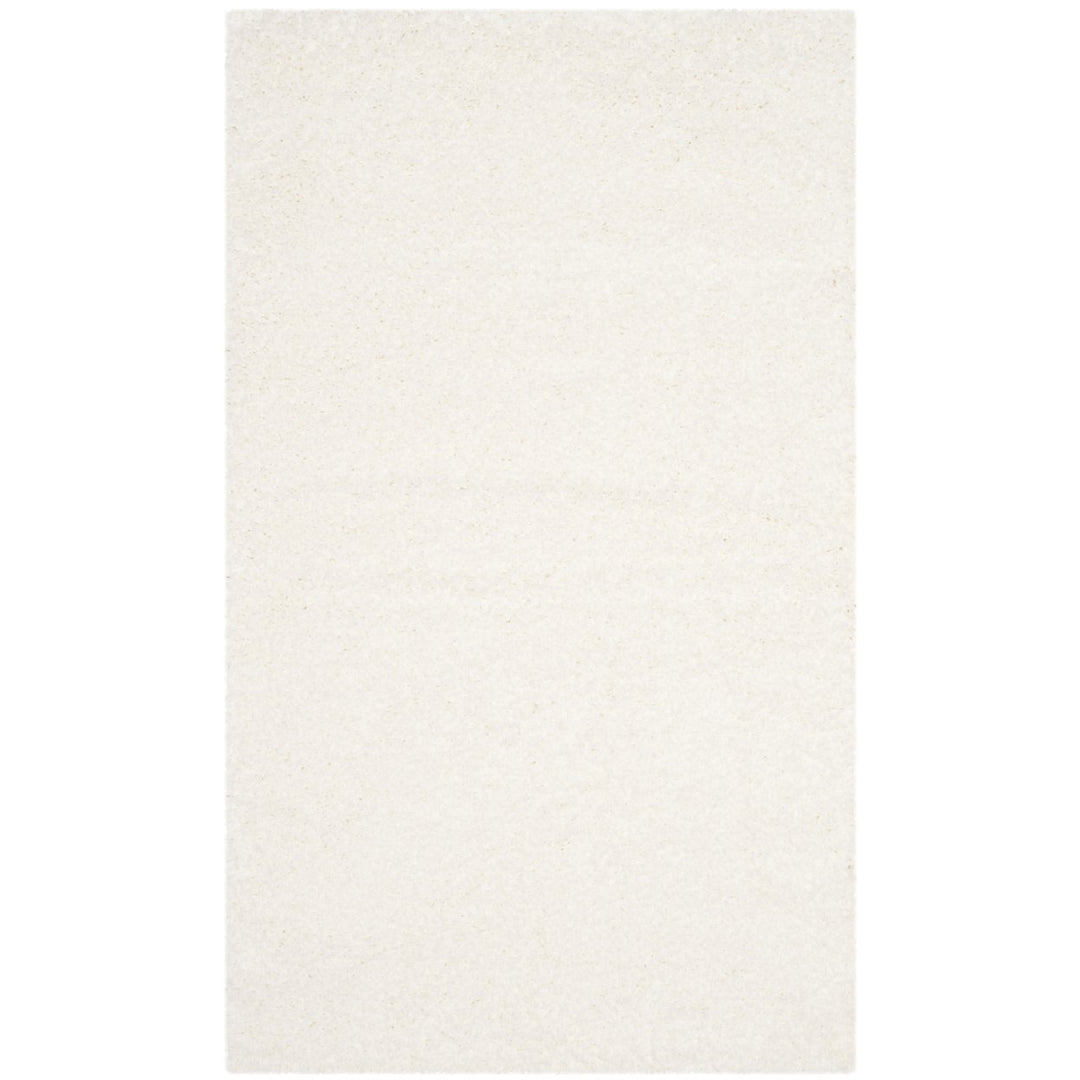 SAFAVIEH Santa Monica Shag SGN725-1010 White Rug Image 1