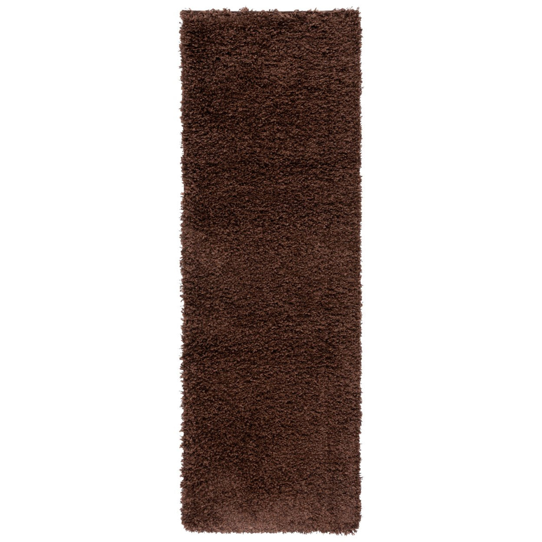 SAFAVIEH Santa Monica Shag SGN725-2727 Brown Rug Image 1