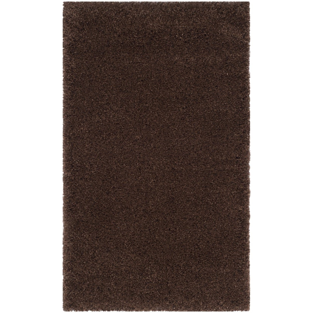 SAFAVIEH Santa Monica Shag SGN725-2727 Brown Rug Image 1