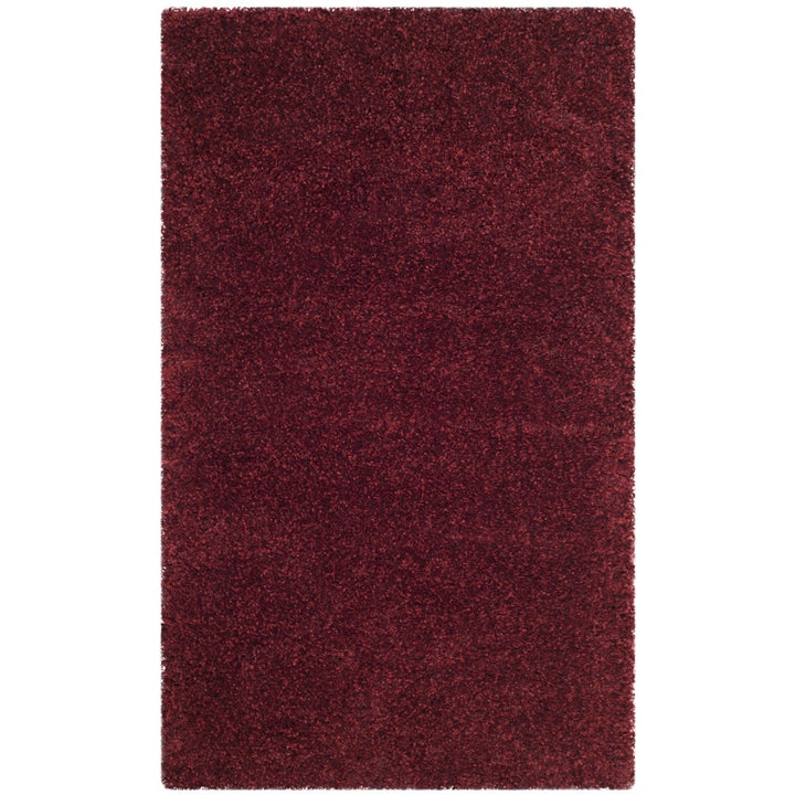 SAFAVIEH SGN725-4242 Santa Monica Shag Maroon Image 3