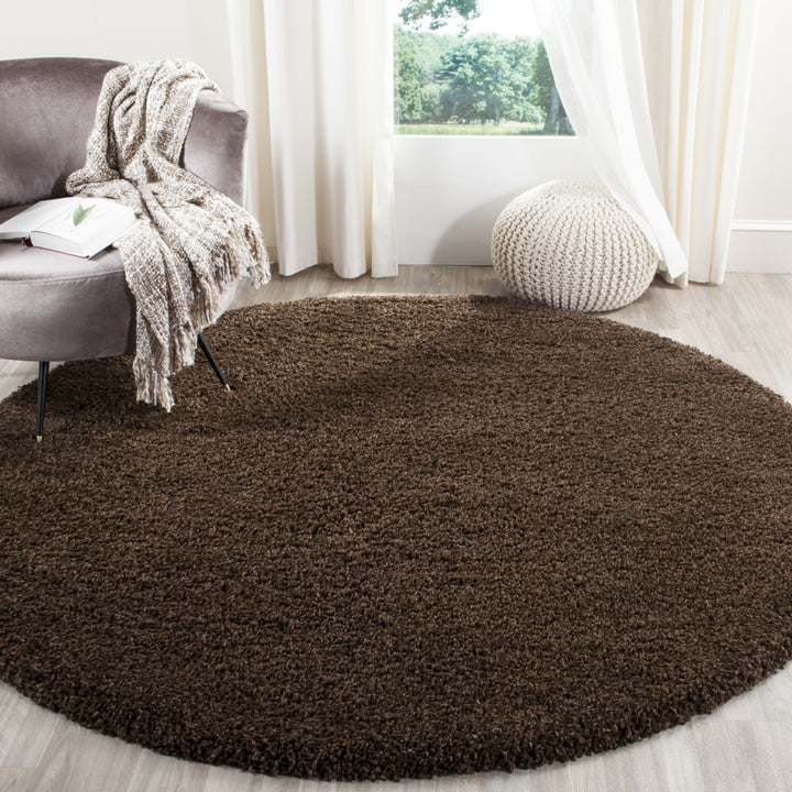 SAFAVIEH Santa Monica Shag SGN725-2727 Brown Rug Image 9