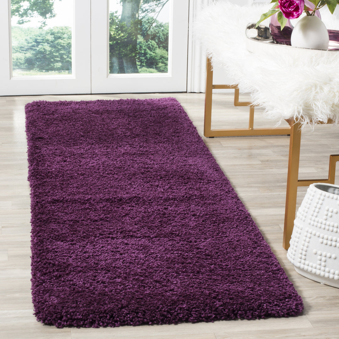 SAFAVIEH Santa Monica Shag SGN725-7373 Purple Rug Image 10