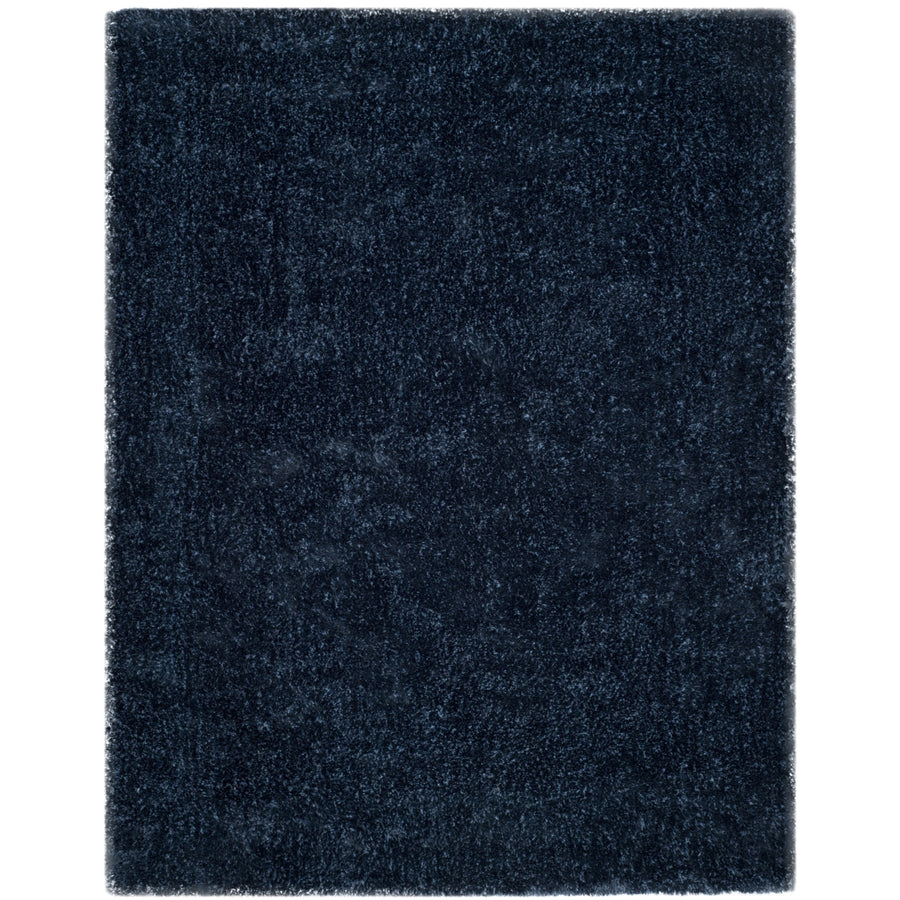 SAFAVIEH Toronto Shag Collection SGT711D Handmade Navy Rug Image 1