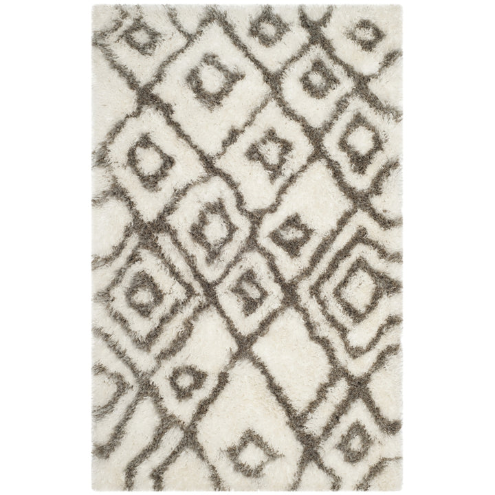 SAFAVIEH Toronto Shag SGT727A Ivory / Light Grey Rug Image 2