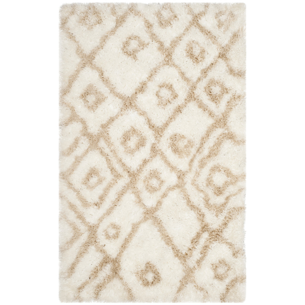 SAFAVIEH Toronto Shag SGT727C Handmade Ivory / Beige Rug Image 2