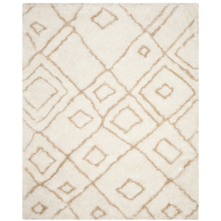 SAFAVIEH Toronto Shag SGT727C Handmade Ivory / Beige Rug Image 5