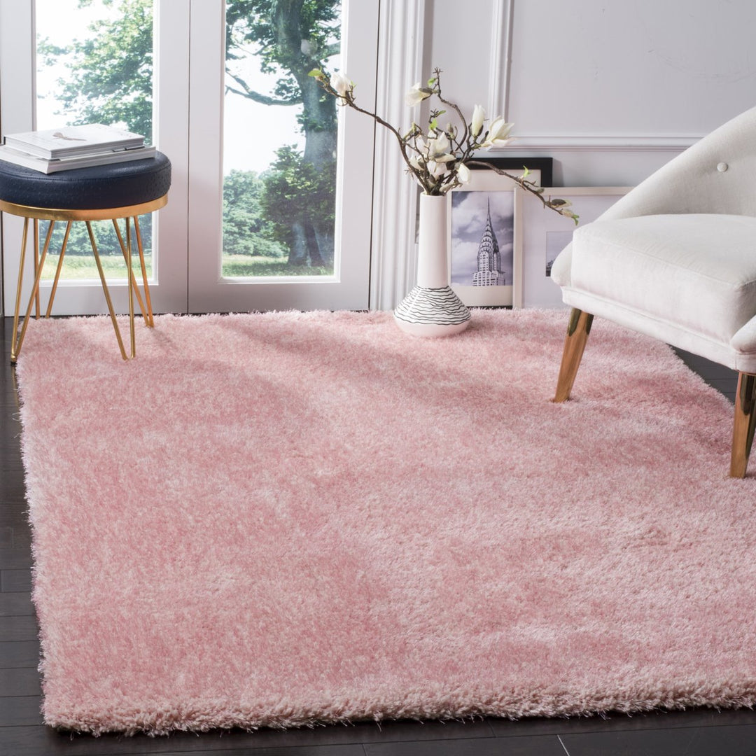 SAFAVIEH Toronto Shag SGTW711M Handmade Pink Rug Image 1