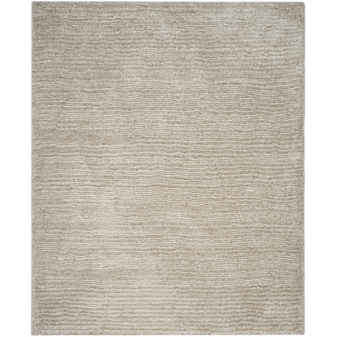 SAFAVIEH Ultimate Shag SGU211C Handmade Sand / Ivory Rug Image 7