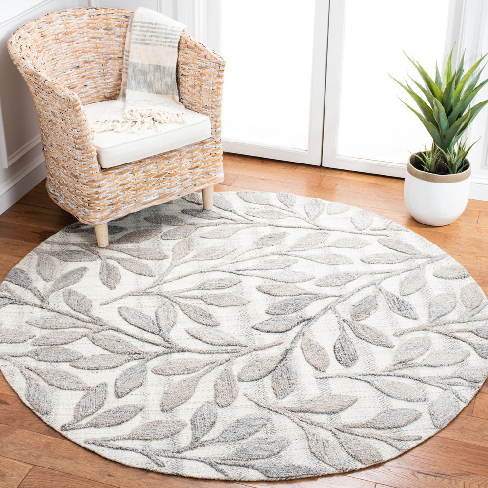 SAFAVIEH Southampton Collection SHA302B Handmade Beige Rug Image 2