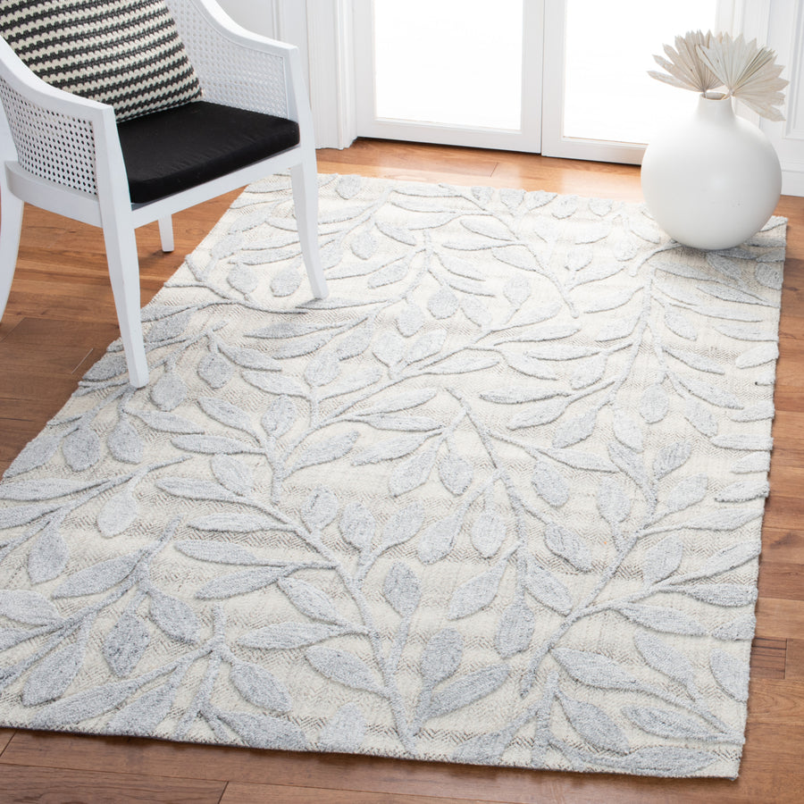 SAFAVIEH Southampton Collection SHA302F Handmade Grey Rug Image 1