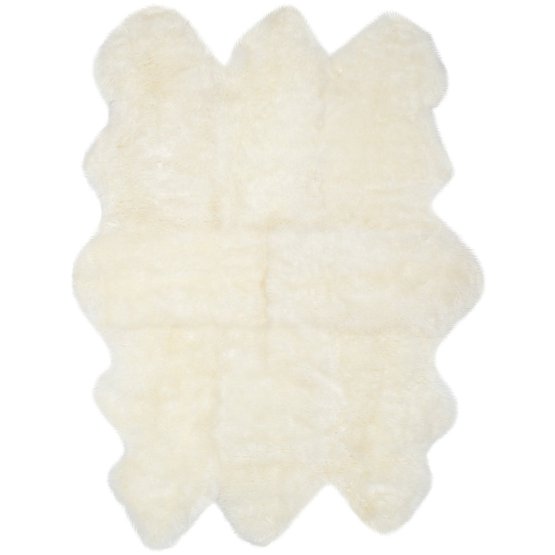 Safavieh SHS121A Sheep Skin White Image 2