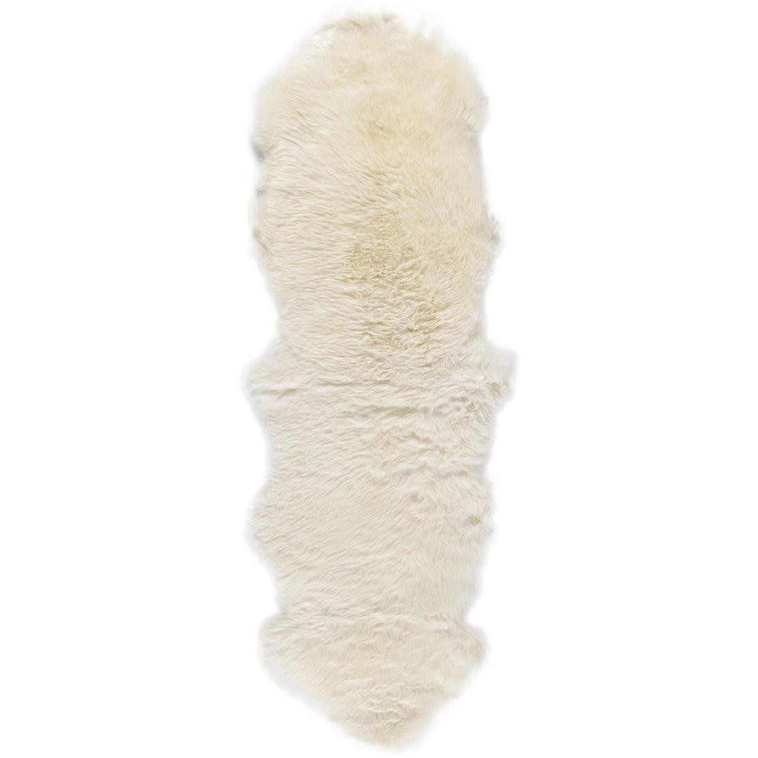 Safavieh SHS121A Sheep Skin White Image 1