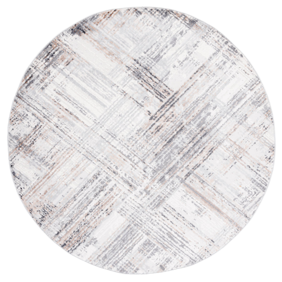 SAFAVIEH Shivan Collection SHV105A Ivory / Grey Rug Image 4