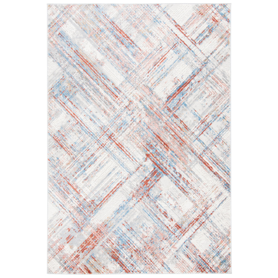 SAFAVIEH Shivan Collection SHV105P Ivory / Rust Rug Image 1