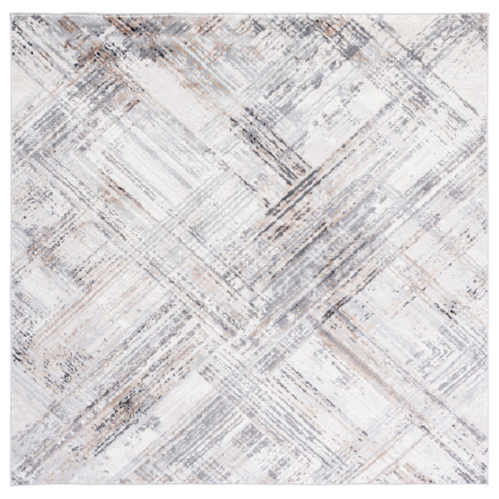 SAFAVIEH Shivan Collection SHV105A Ivory / Grey Rug Image 6