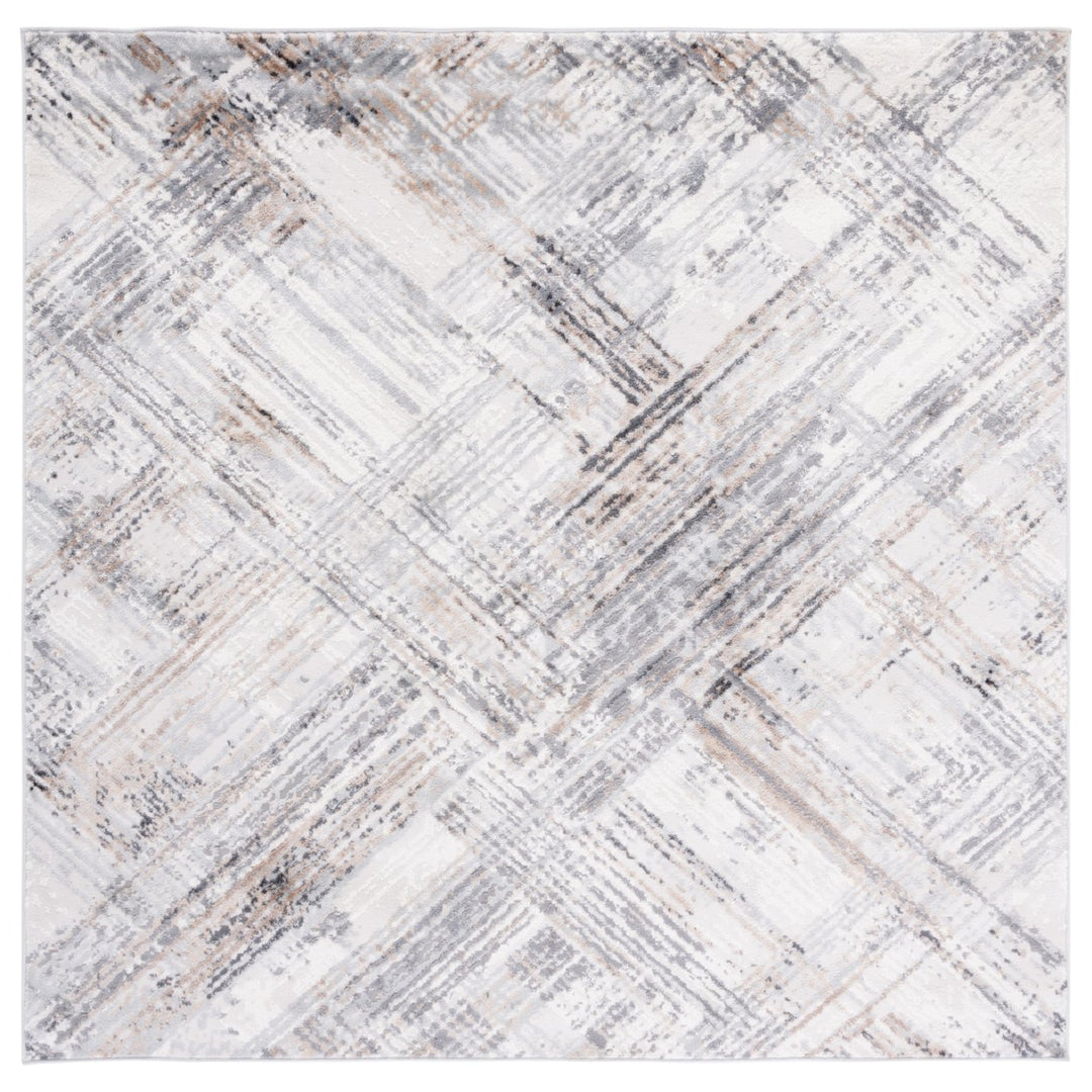 SAFAVIEH Shivan Collection SHV105A Ivory / Grey Rug Image 1