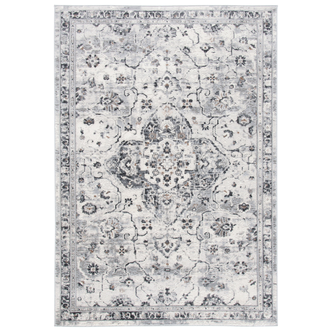 SAFAVIEH Shivan Collection SHV136F Ivory / Grey Rug Image 1