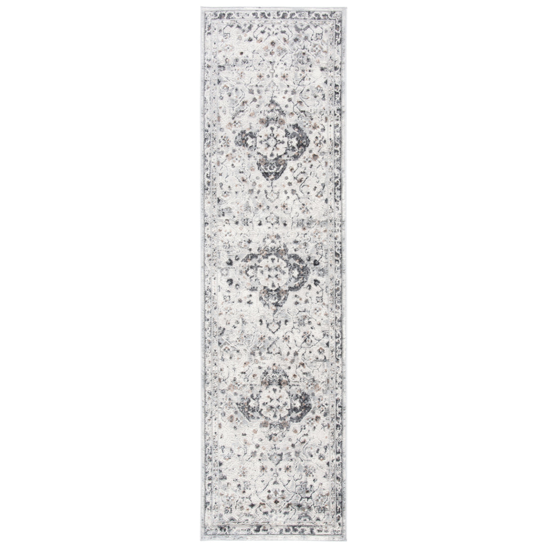 SAFAVIEH Shivan Collection SHV136F Ivory / Grey Rug Image 1