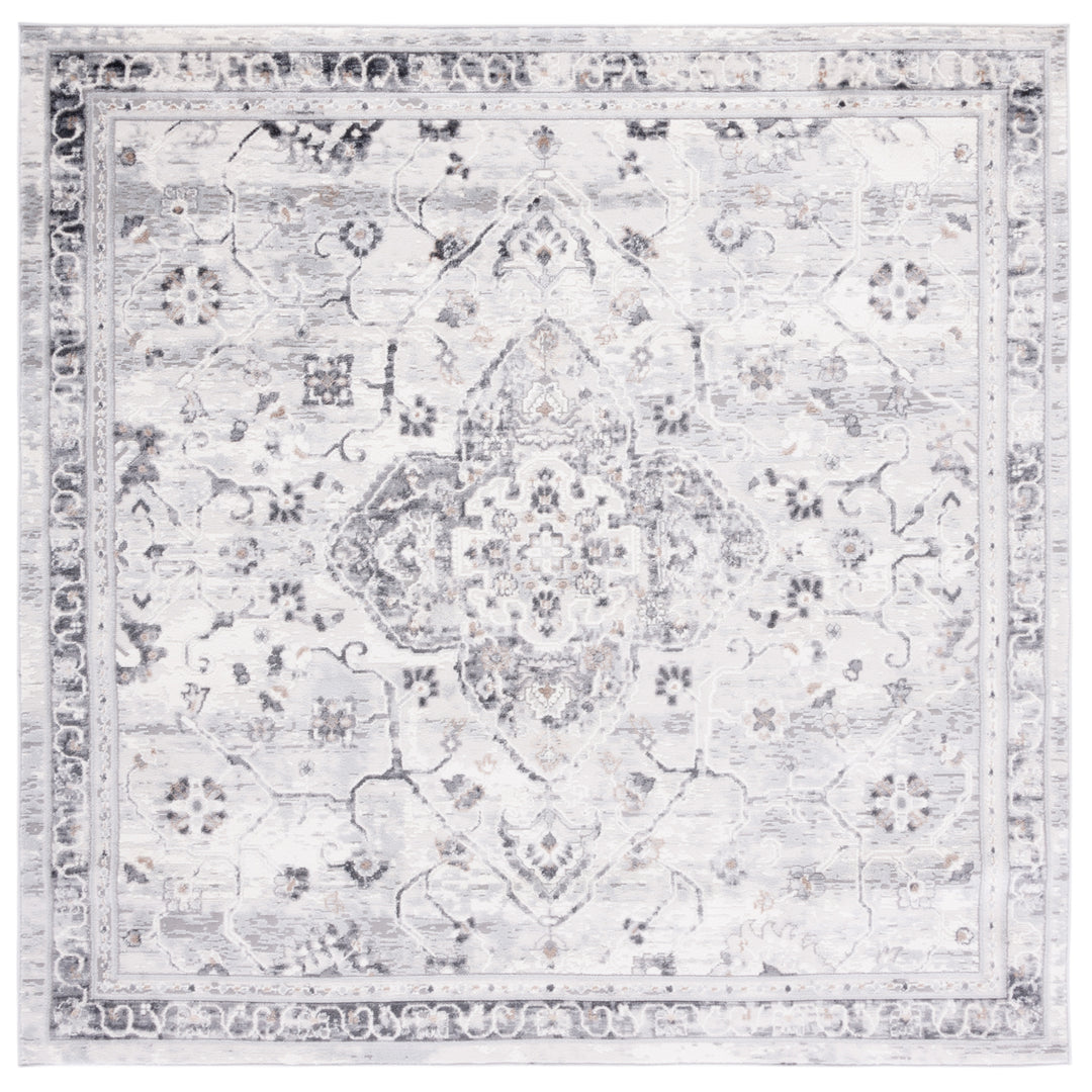 SAFAVIEH Shivan Collection SHV136F Ivory / Grey Rug Image 5