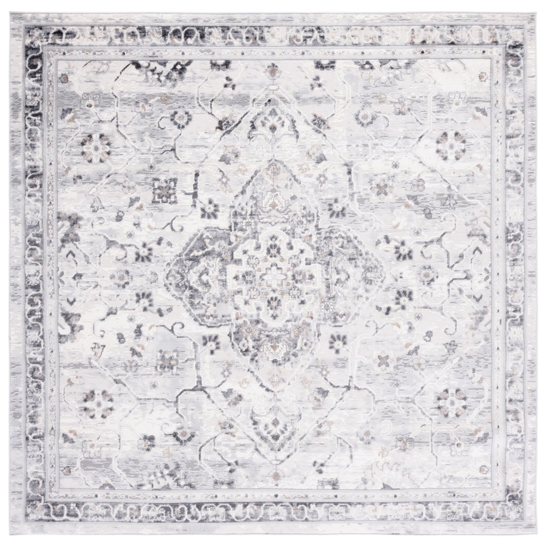 SAFAVIEH Shivan Collection SHV136F Ivory / Grey Rug Image 1