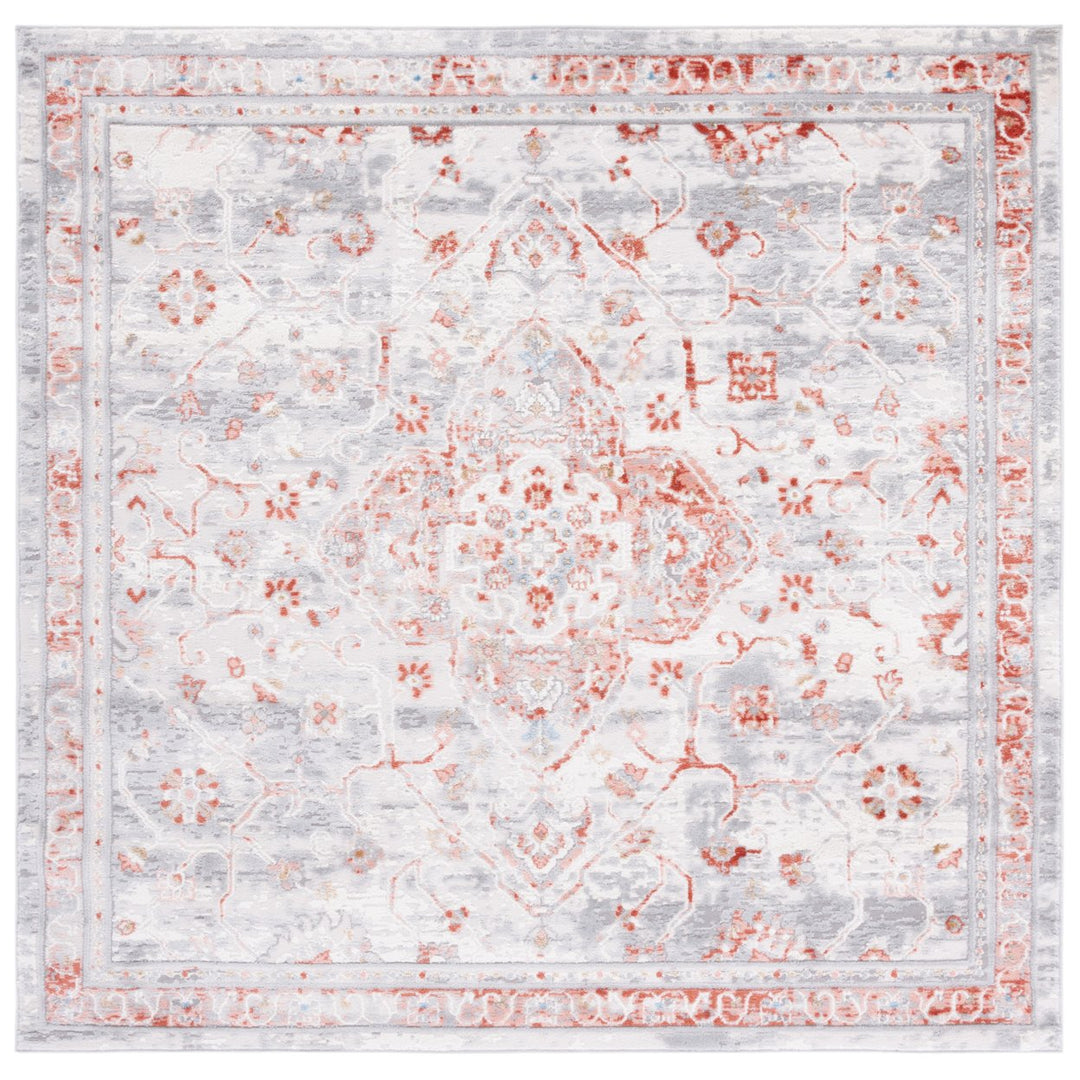 SAFAVIEH Shivan Collection SHV136P Ivory / Rust Rug Image 6