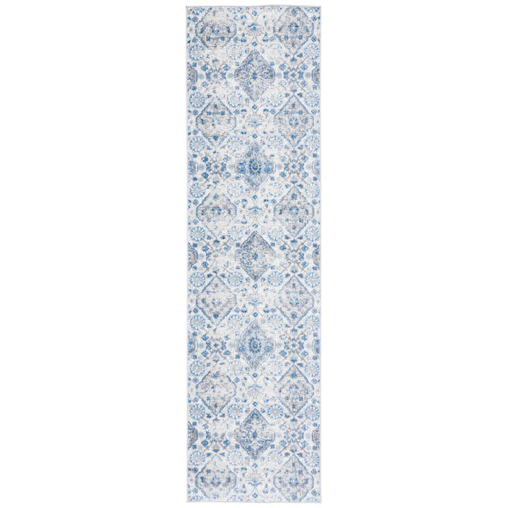 SAFAVIEH Shivan Collection SHV138M Ivory / Blue Rug Image 1