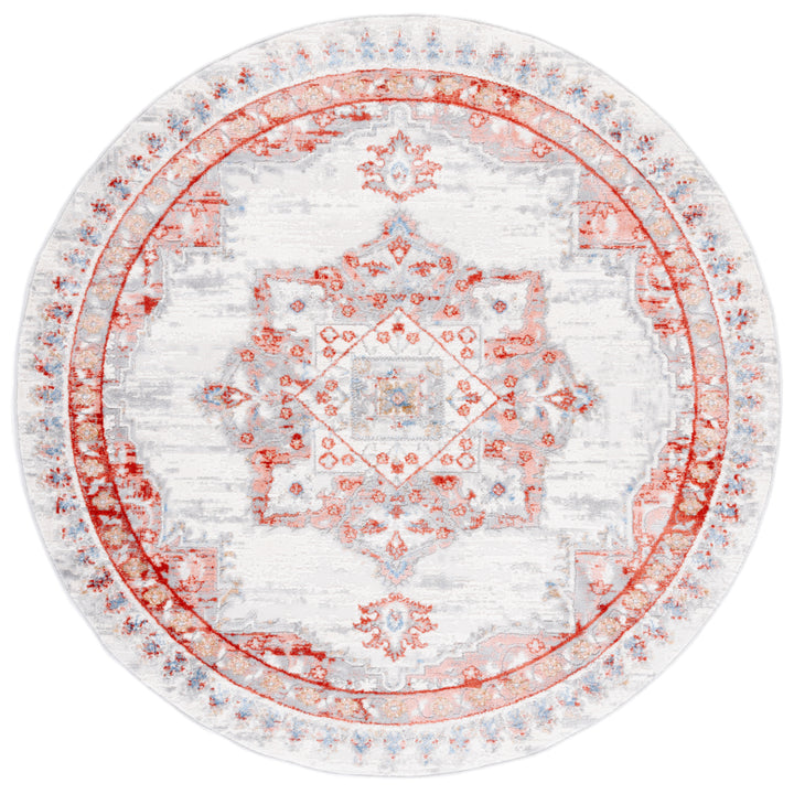 SAFAVIEH Shivan Collection SHV138P Ivory / Rust Rug Image 3