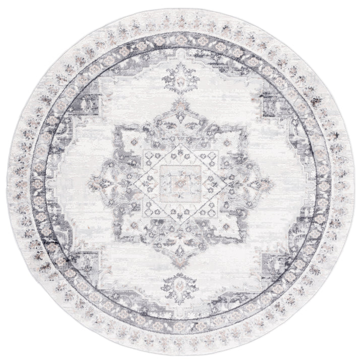 SAFAVIEH Shivan Collection SHV138F Ivory / Grey Rug Image 3