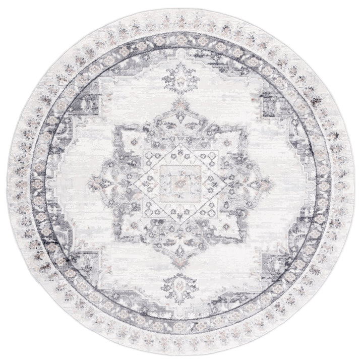 SAFAVIEH Shivan Collection SHV138F Ivory / Grey Rug Image 1