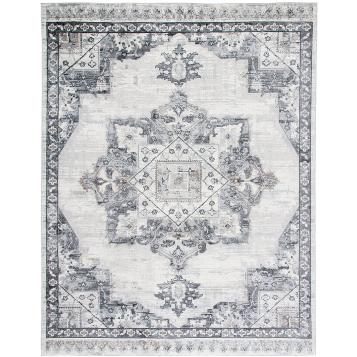 SAFAVIEH Shivan Collection SHV138F Ivory / Grey Rug Image 1