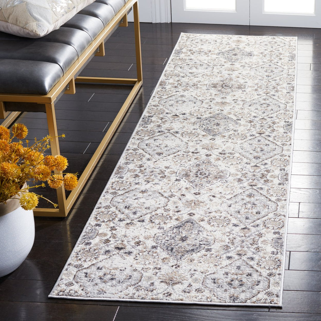 SAFAVIEH Shivan Collection SHV148F Ivory / Grey Rug Image 3