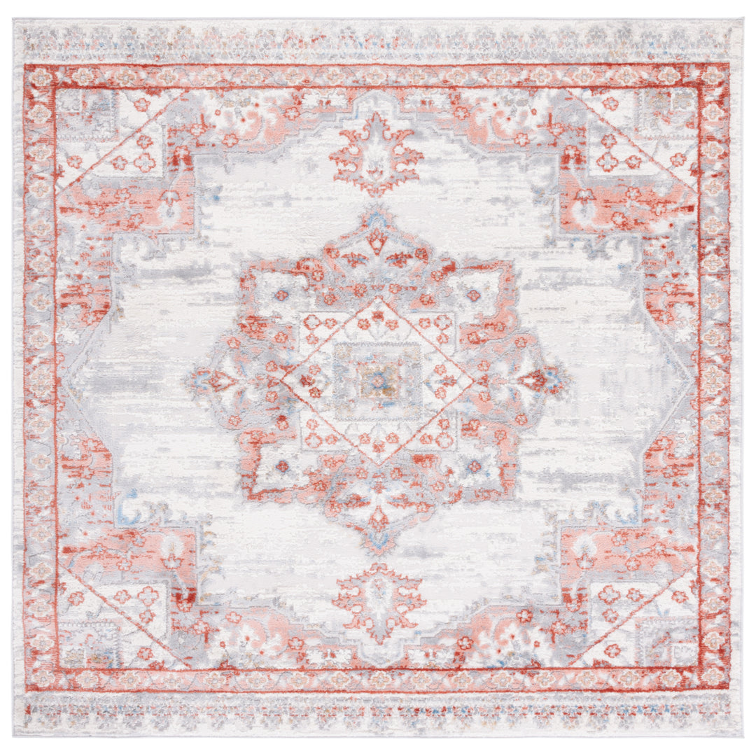 SAFAVIEH Shivan Collection SHV138P Ivory / Rust Rug Image 4