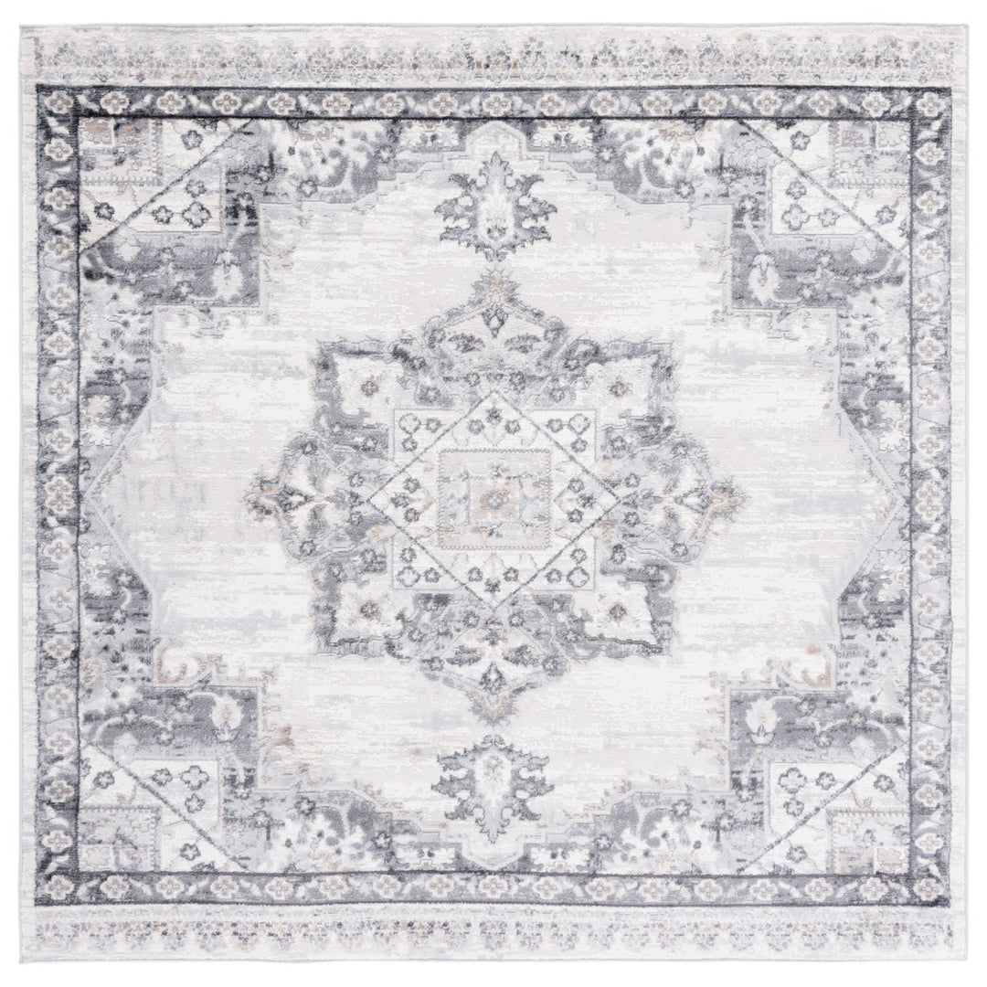 SAFAVIEH Shivan Collection SHV138F Ivory / Grey Rug Image 1