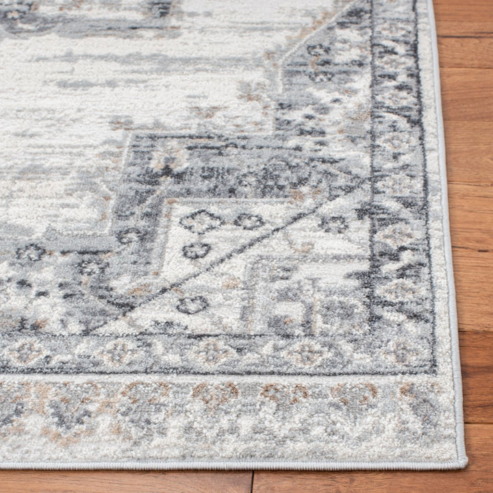 SAFAVIEH Shivan Collection SHV138F Ivory / Grey Rug Image 6