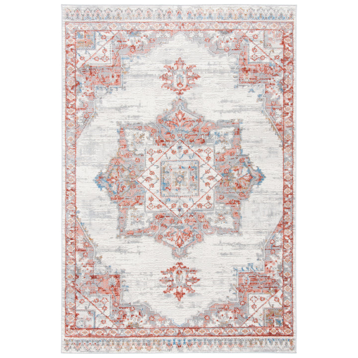 SAFAVIEH Shivan Collection SHV138P Ivory / Rust Rug Image 1