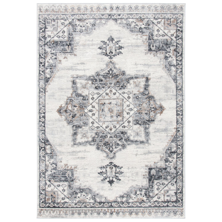 SAFAVIEH Shivan Collection SHV138F Ivory / Grey Rug Image 9