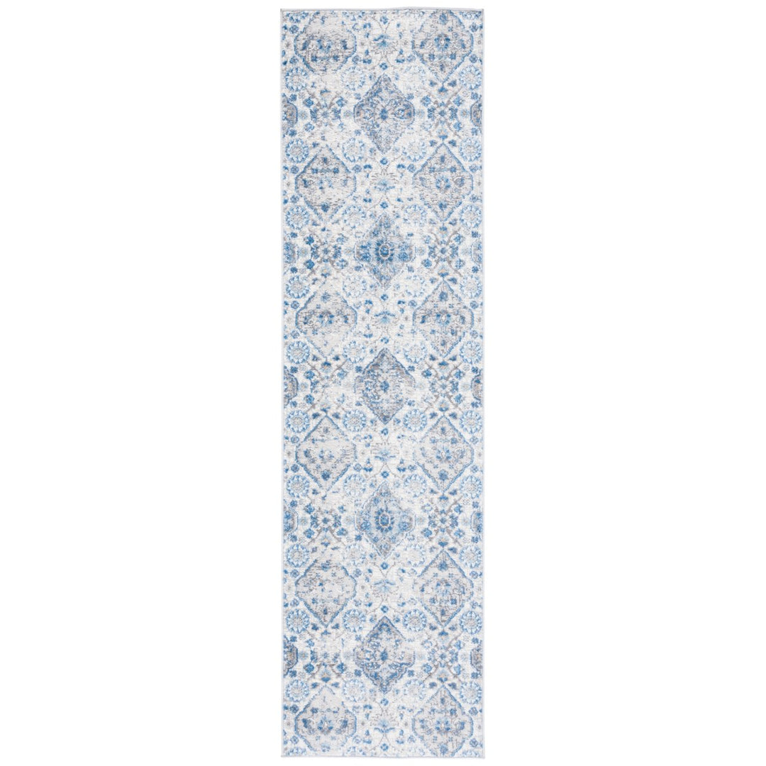 SAFAVIEH Shivan Collection SHV148M Ivory / Blue Rug Image 1