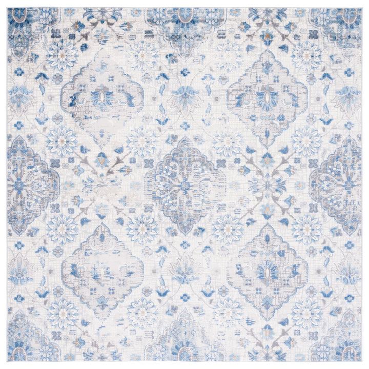 SAFAVIEH Shivan Collection SHV148M Ivory / Blue Rug Image 6