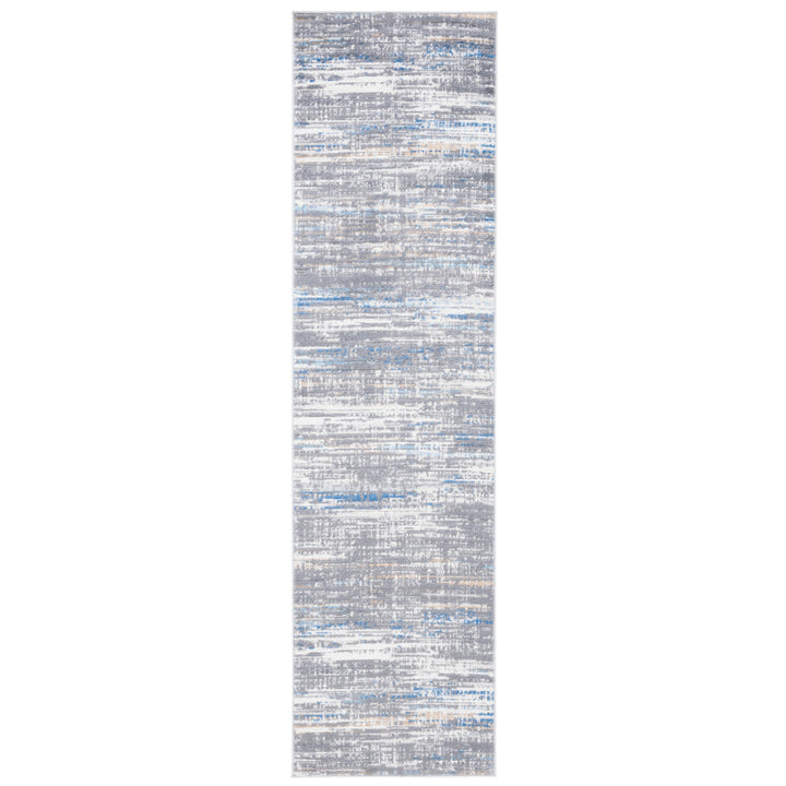 SAFAVIEH Shivan Collection SHV191M Light Grey / Blue Rug Image 5