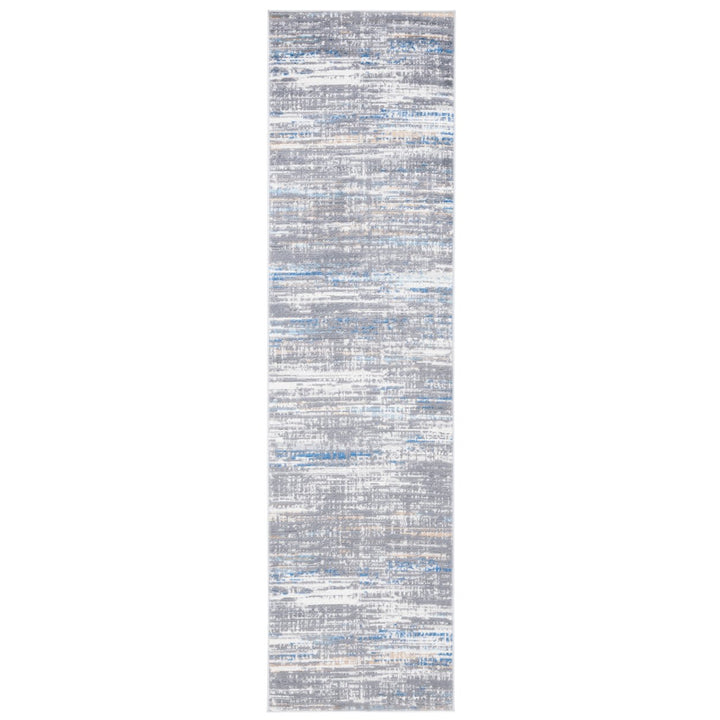 SAFAVIEH Shivan Collection SHV191M Light Grey / Blue Rug Image 1