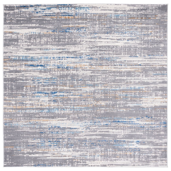 SAFAVIEH Shivan Collection SHV191M Light Grey / Blue Rug Image 1