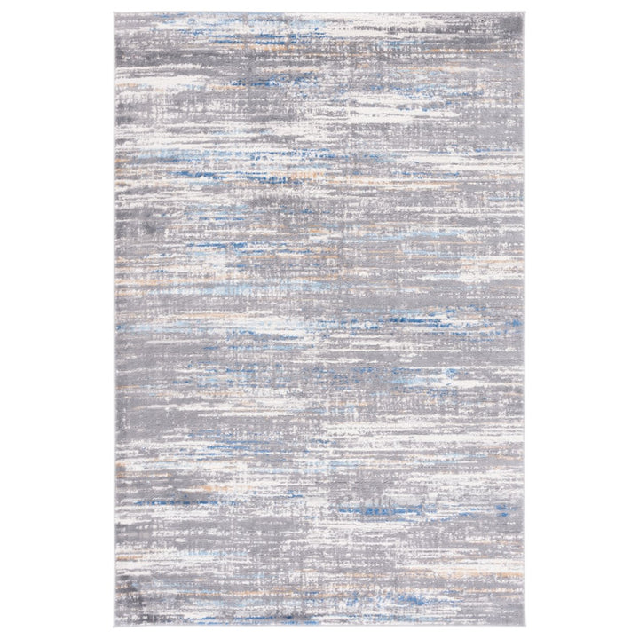 SAFAVIEH Shivan Collection SHV191M Light Grey / Blue Rug Image 1