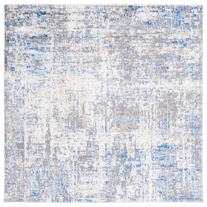 SAFAVIEH Shivan Collection SHV195M Ivory / Blue Rug Image 5