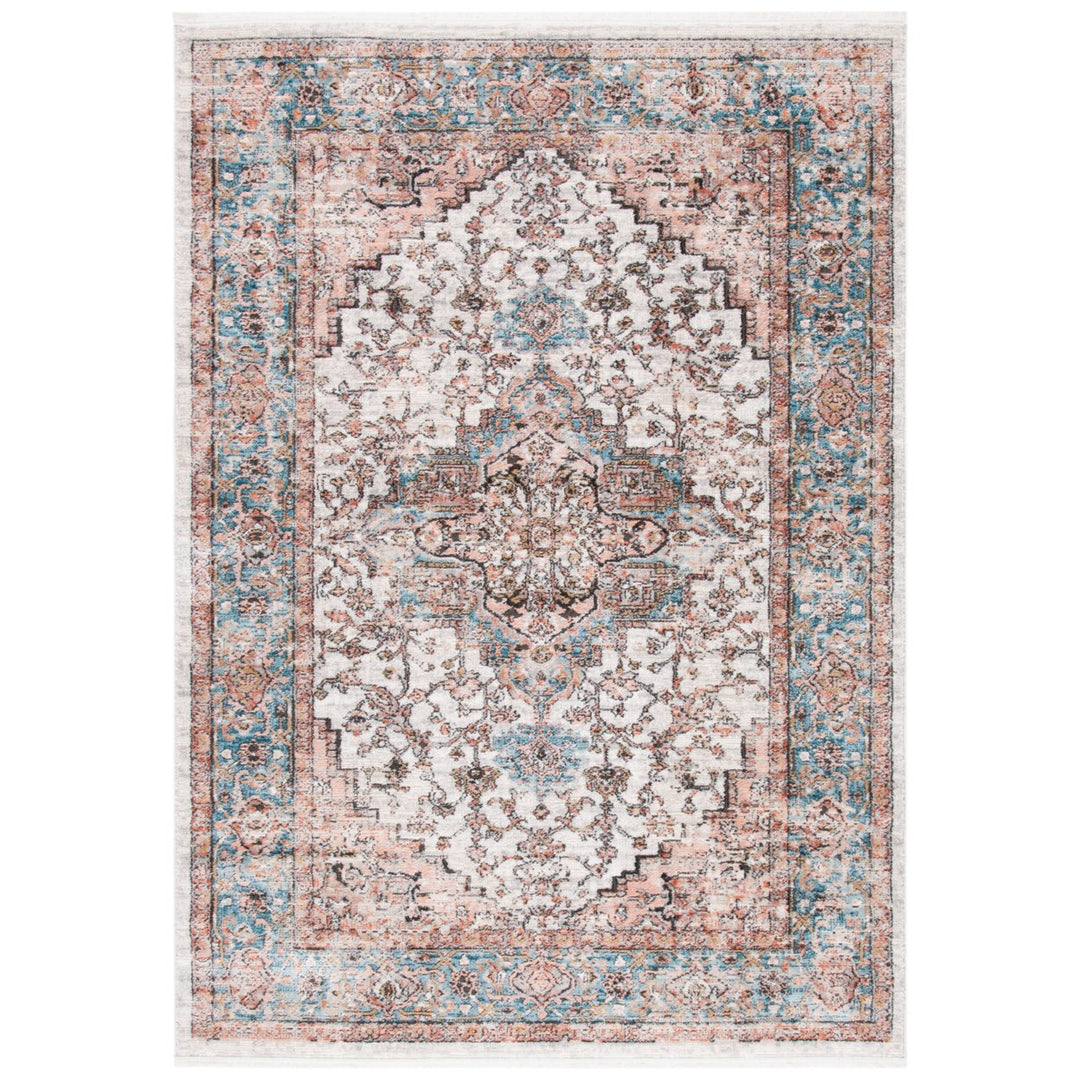 SAFAVIEH Shivan Collection SHV703F Grey / Blue Rug Image 3