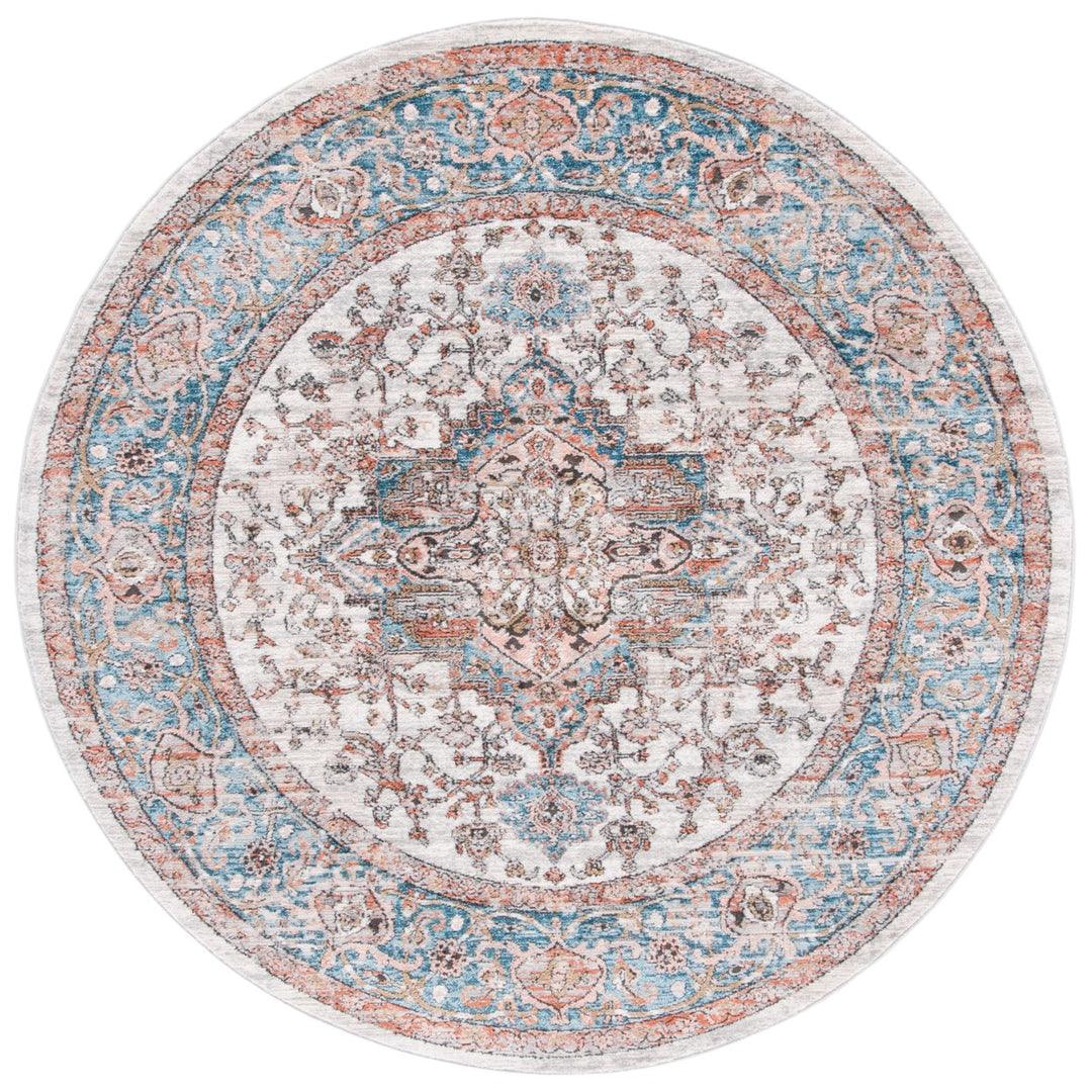 SAFAVIEH Shivan Collection SHV703F Grey / Blue Rug Image 5