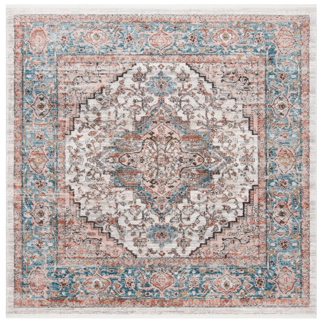 SAFAVIEH Shivan Collection SHV703F Grey / Blue Rug Image 1