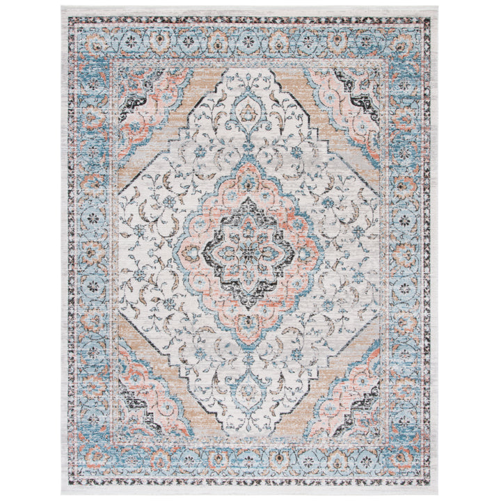 SAFAVIEH Shivan Collection SHV704F Grey / Blue Rug Image 1