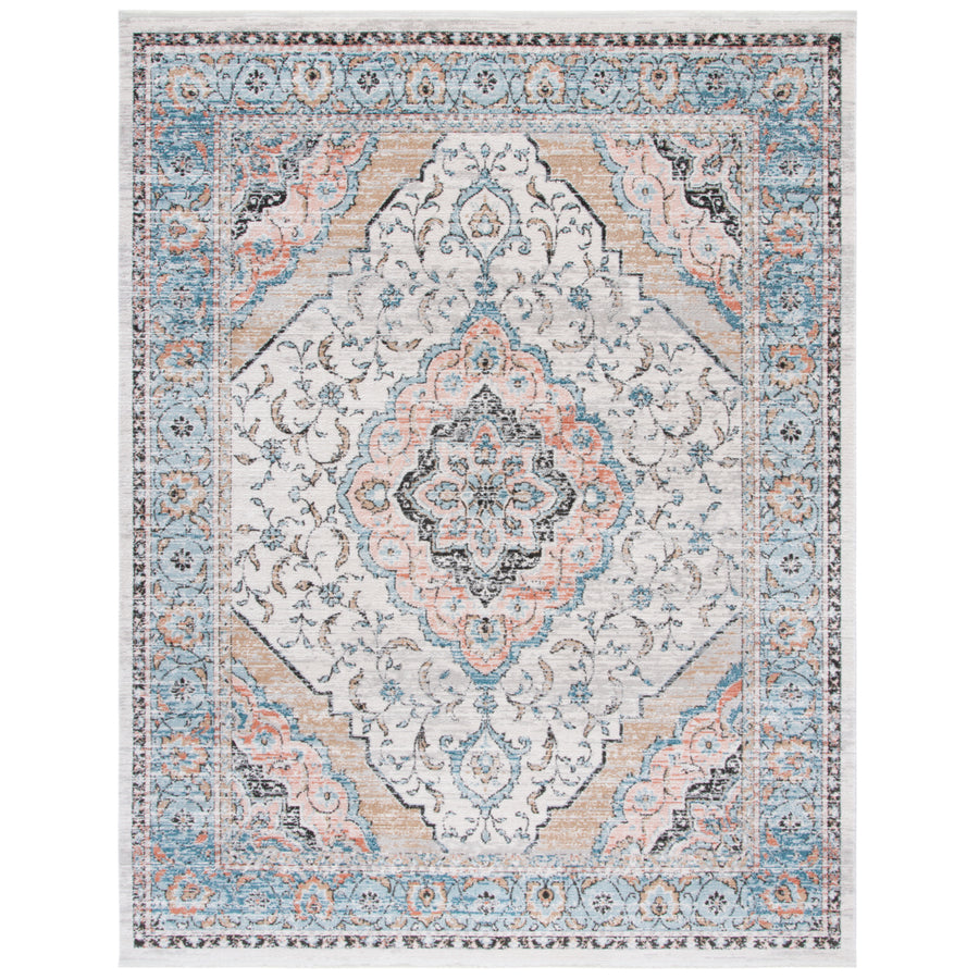 SAFAVIEH Shivan Collection SHV704F Grey / Blue Rug Image 1