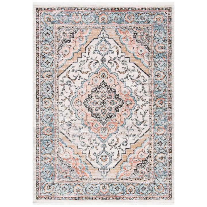 SAFAVIEH Shivan Collection SHV704F Grey / Blue Rug Image 3